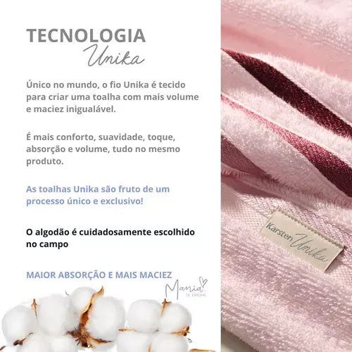 Kit Com 10 Toalhas Super Banhão Fio Penteado Lumina